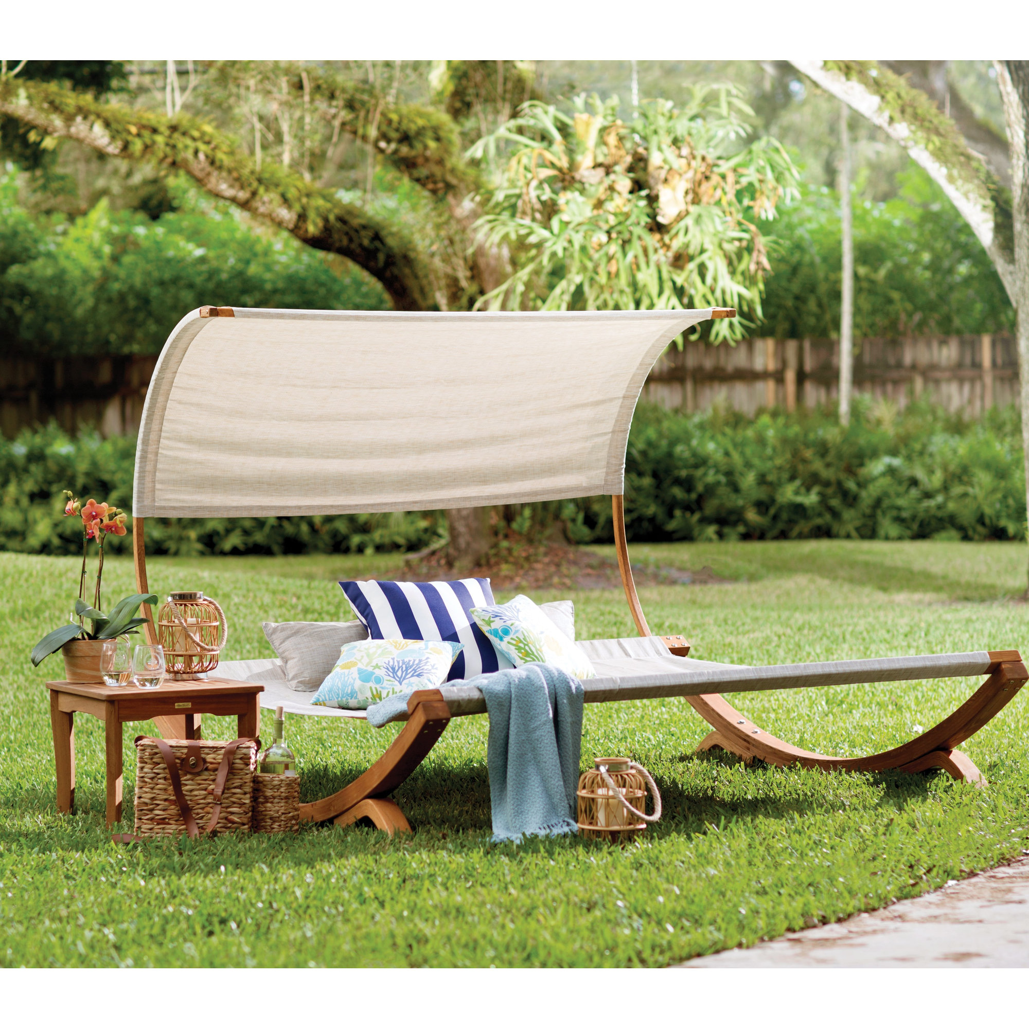 Miriam Double Chaise Lounge with Cushion & Reviews AllModern